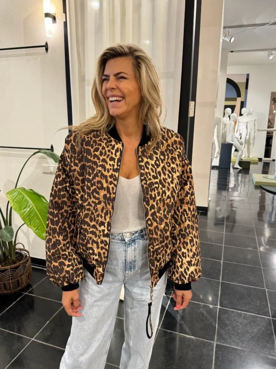 Discount Jacket Nora | Lexie leopard | Harper & Yve DAMES Jacks & Jassen