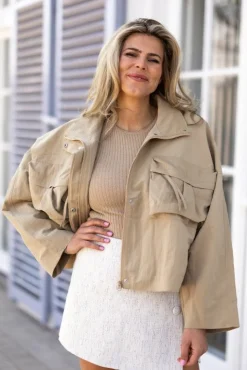 Outlet Jacket Shane | Sand | La Rouge DAMES Jacks & Jassen
