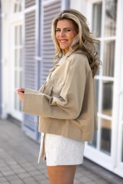 Outlet Jacket Shane | Sand | La Rouge DAMES Jacks & Jassen