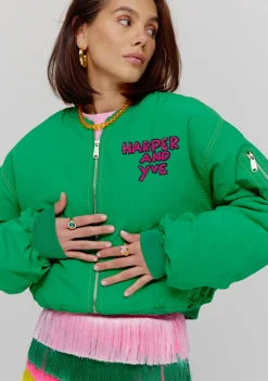 Sale Jacket Tessa | Funky green | Harper & Yve DAMES Jacks & Jassen