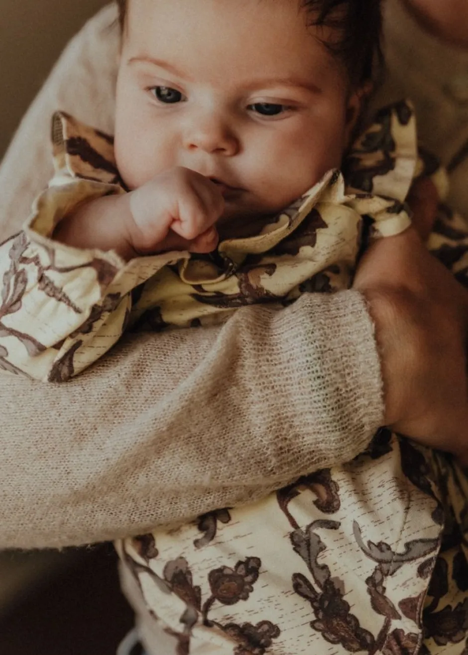 Clearance Jersey boxpakje Linny | Creme all over print | Boxpakjes