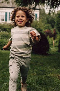 Online Jersey tee Covas | Vanilla striped | Shirts