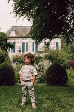 Online Jersey tee Covas | Vanilla striped | Shirts