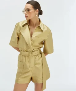 Clearance Jumpsuit Maxime | Dull gold | DAMES Jumpsuits