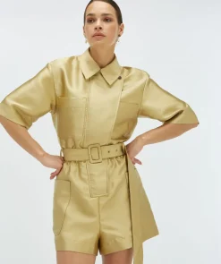 Clearance Jumpsuit Maxime | Dull gold | DAMES Jumpsuits