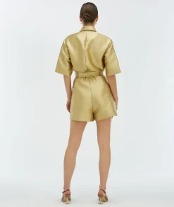 Clearance Jumpsuit Maxime | Dull gold | DAMES Jumpsuits