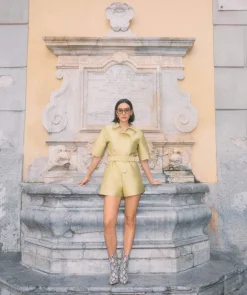 Clearance Jumpsuit Maxime | Dull gold | DAMES Jumpsuits