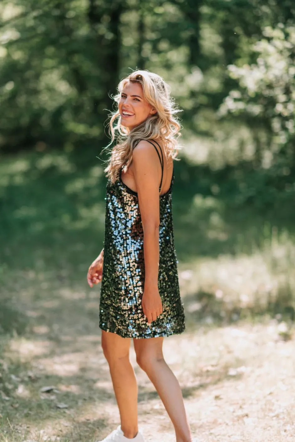 New Jurk Quinn | Silver sequins | Gestuz DAMES Jurken