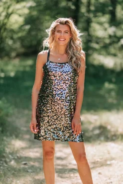 New Jurk Quinn | Silver sequins | Gestuz DAMES Jurken