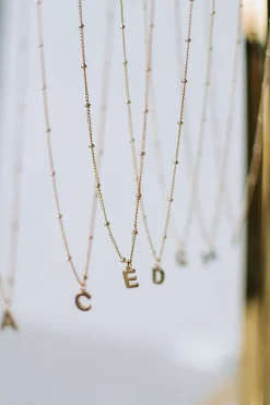 Discount Ketting Initial | Goud | DAMES Sieraden