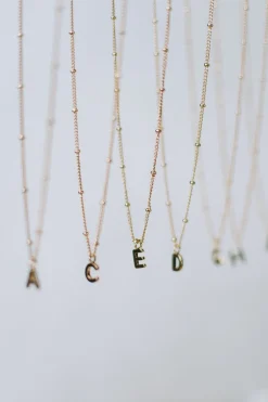 Discount Ketting Initial | Goud | DAMES Sieraden