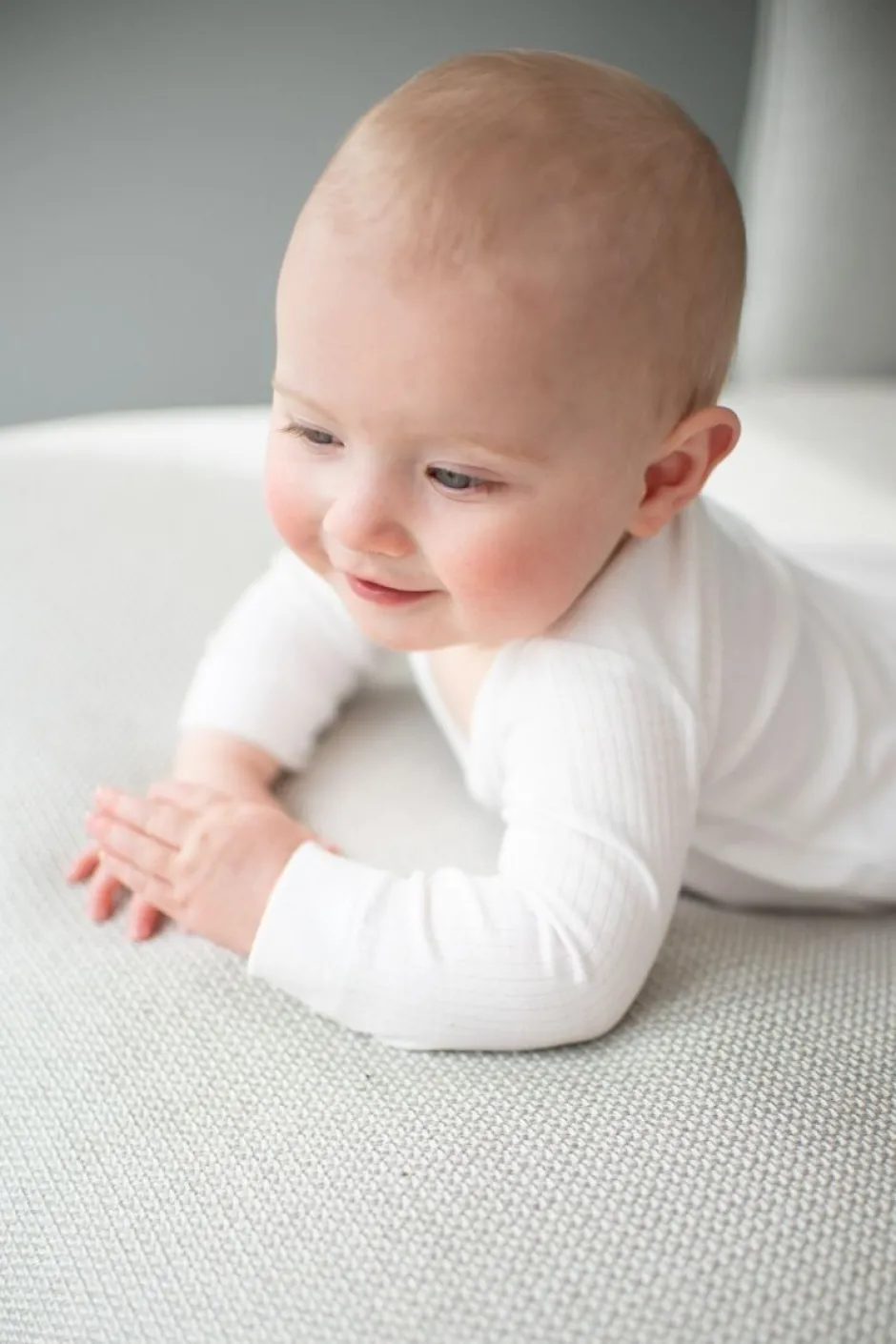 Sale Longsleeve body | Ribbed milky | Rompers