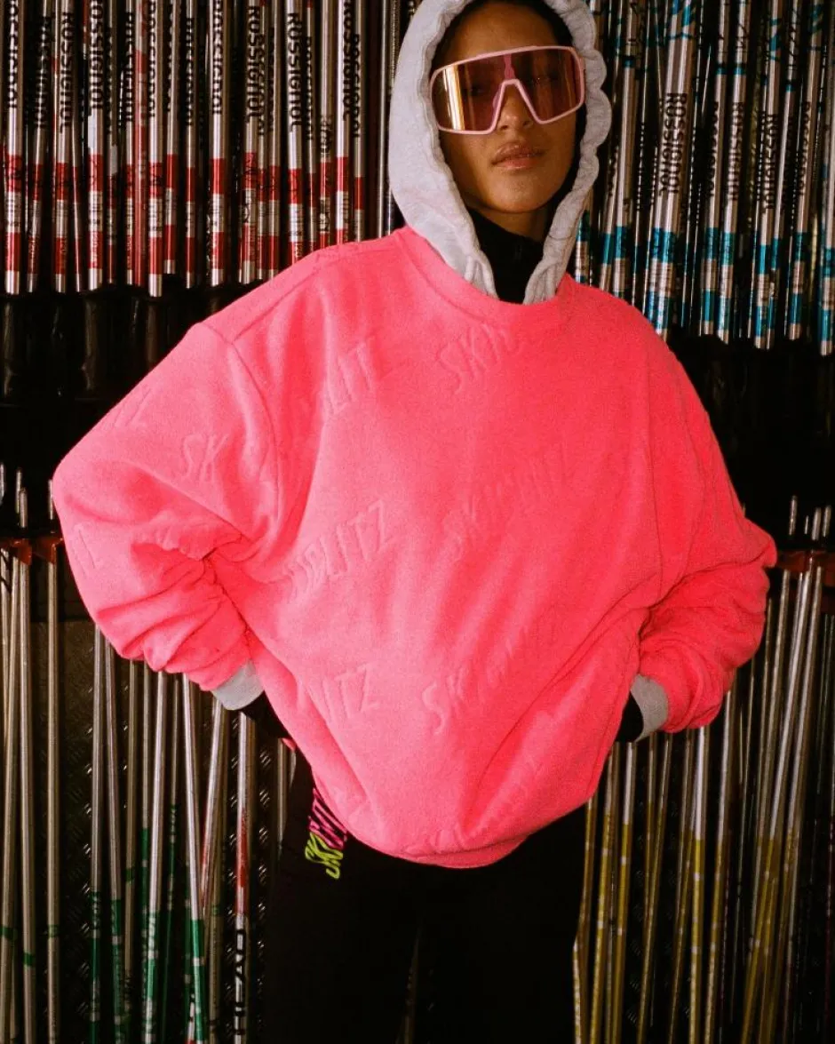 Best Longsleeve Frieda Terry | Pink | Truien & Vesten|Truien & Vesten