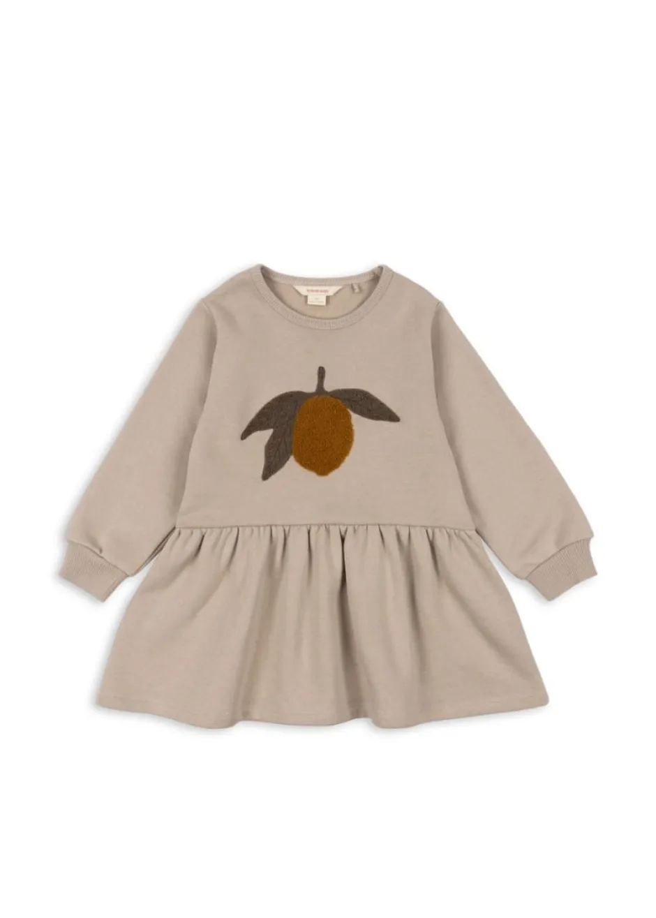 Best Lou Terry Sweat Dress | Oxford Tan | DAMES Jurken & Salopettes|Jurken