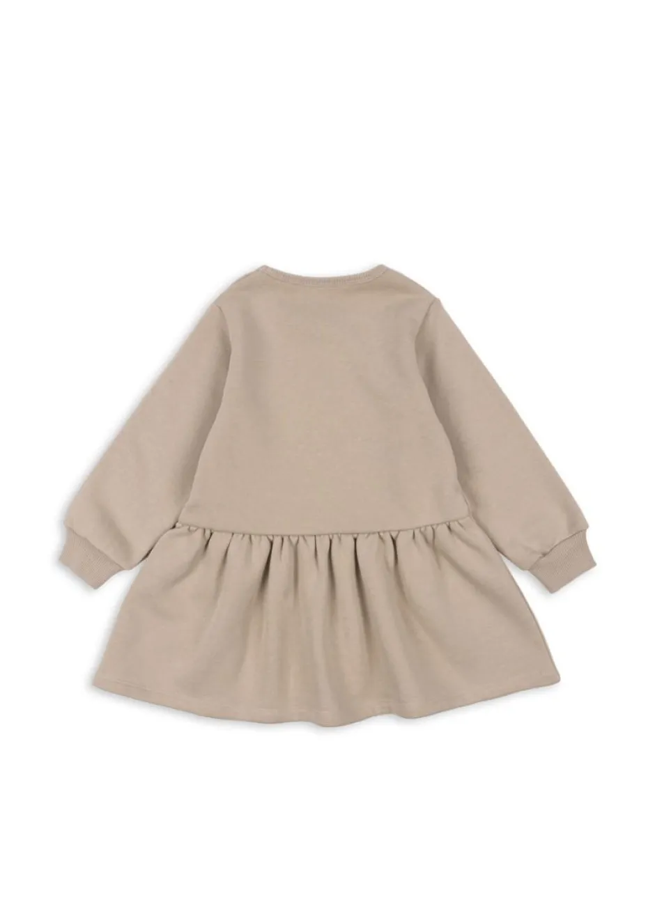 Best Lou Terry Sweat Dress | Oxford Tan | DAMES Jurken & Salopettes|Jurken