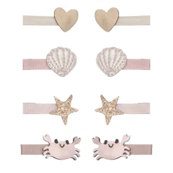 New Mini Clips | Cecil Crab | 8 stuks | Mimi & Lula Haaraccessoires