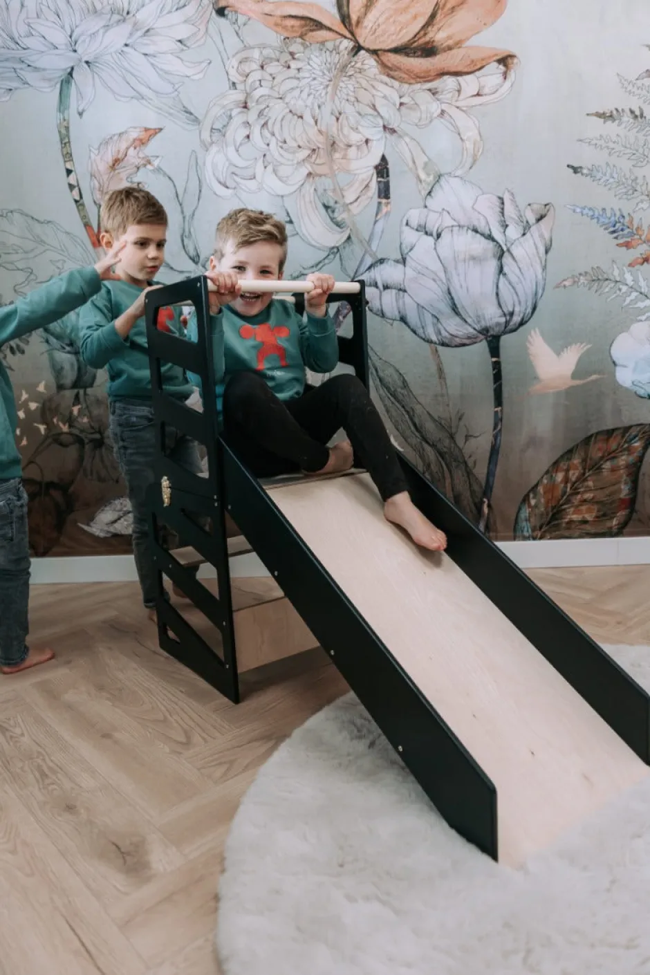 Best Modulair kidsmeubel | Keukenkruk | Bureau | Glijbaan Houten Speelgoed|Educatief Speelgoed
