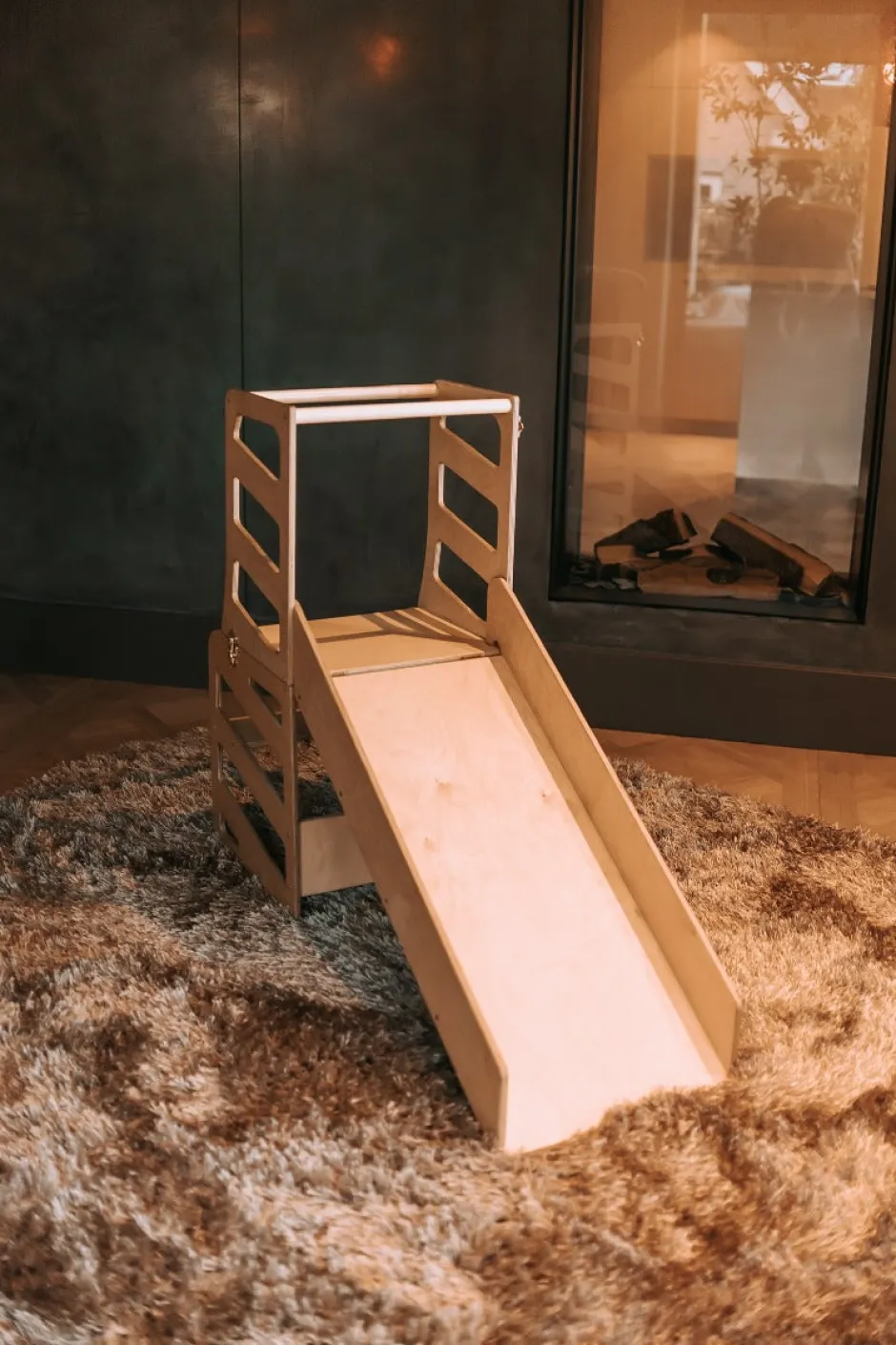 Best Modulair kidsmeubel | Keukenkruk | Bureau | Glijbaan Houten Speelgoed|Educatief Speelgoed