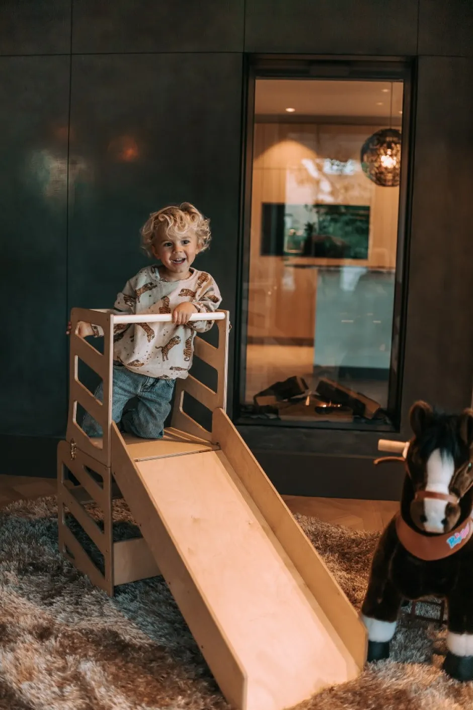 Best Modulair kidsmeubel | Keukenkruk | Bureau | Glijbaan Houten Speelgoed|Educatief Speelgoed