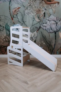 Best Modulair kidsmeubel | Keukenkruk | Bureau | Glijbaan Houten Speelgoed|Educatief Speelgoed