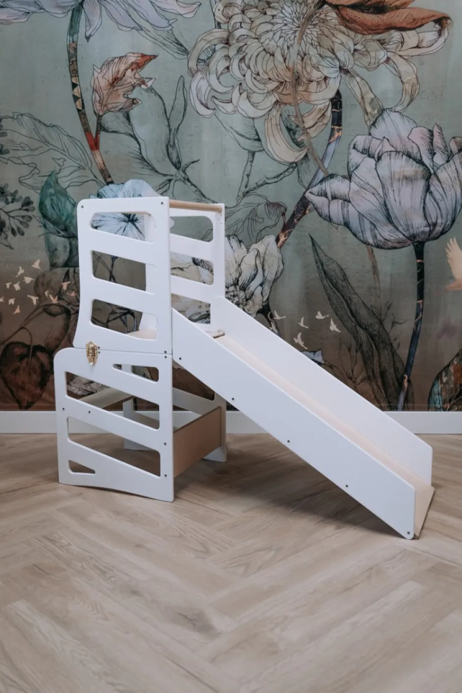 Best Modulair kidsmeubel | Keukenkruk | Bureau | Glijbaan Houten Speelgoed|Educatief Speelgoed