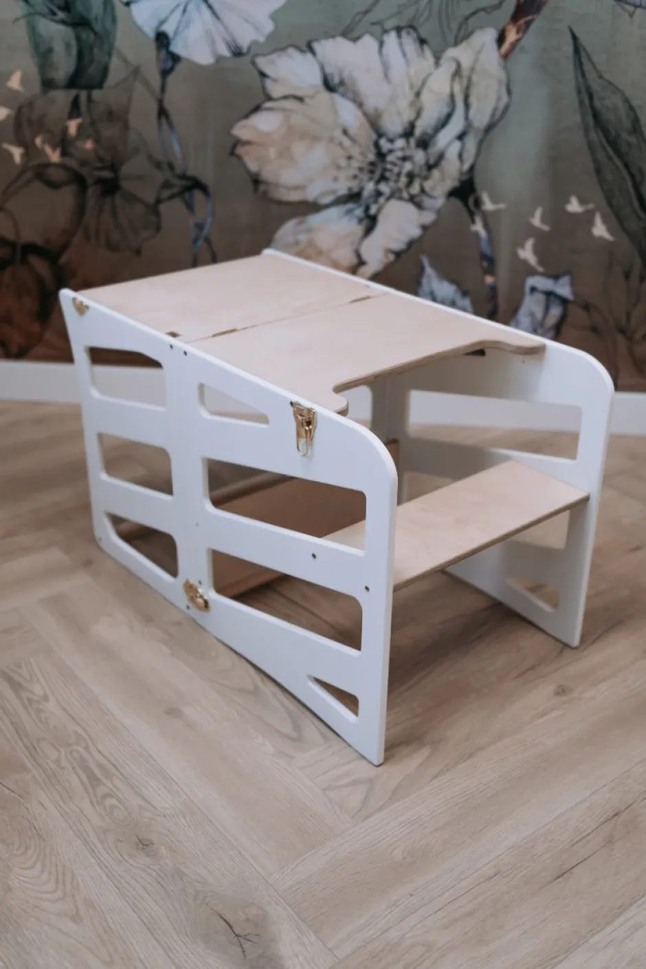 Best Modulair kidsmeubel | Keukenkruk | Bureau | Glijbaan Houten Speelgoed|Educatief Speelgoed