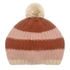 Muts cosy striped knitted | 7-10 jaar | Haaraccessoires