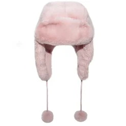 Hot Muts dusky teddy pink | 7-10 jaar | Rockahula Hoeden & Petten|Mutsen, Sjaals & Handschoenen