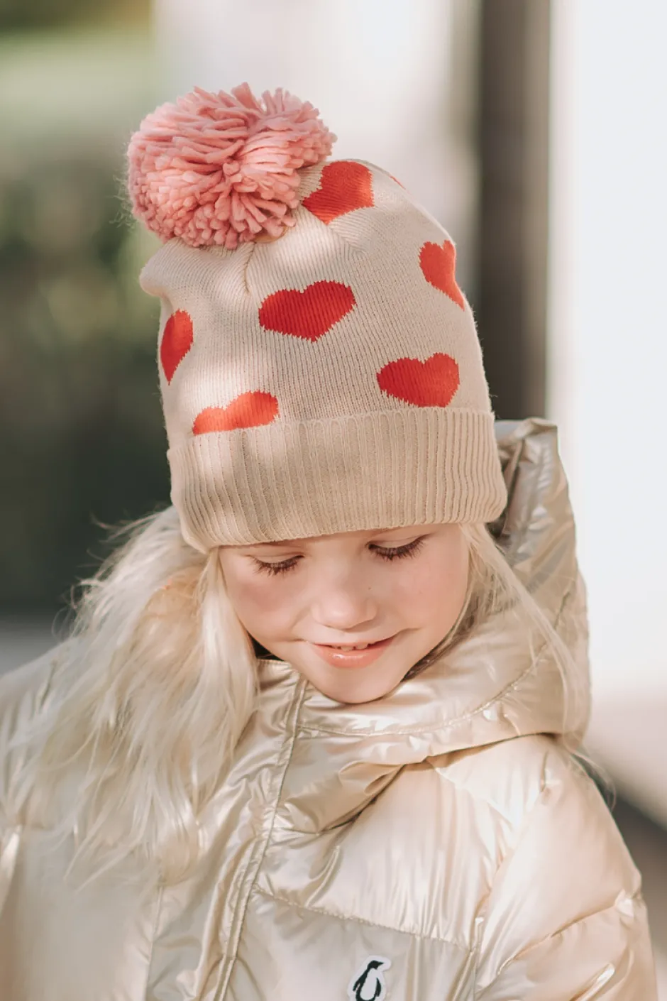 Online Muts sweetheart knitted | 3-6 jaar | Haaraccessoires