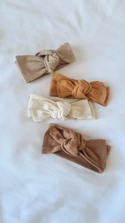 Discount Newborn headwrap pointelle | Cacao | Haaraccessoires|Haaraccessoires
