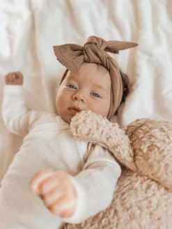 Discount Newborn headwrap pointelle | Cacao | Haaraccessoires|Haaraccessoires