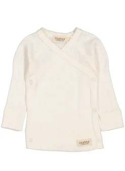 Hot Newborn tut wrap top | Flour white | Vesten|Shirts