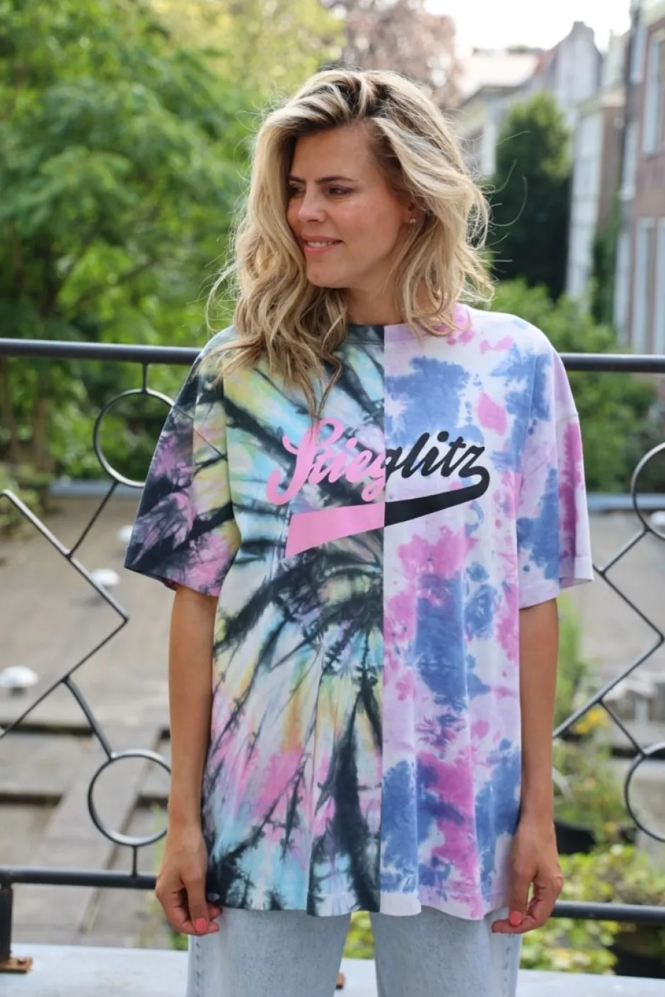 Sale Odile oversized T-shirt | Pink | DAMES Tops|Tops