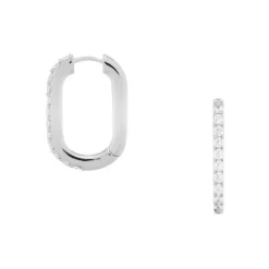 Online Oorbellen Isa | Oval hoops | DAMES Sieraden