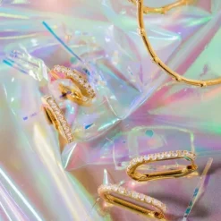 Online Oorbellen Isa | Oval hoops | DAMES Sieraden