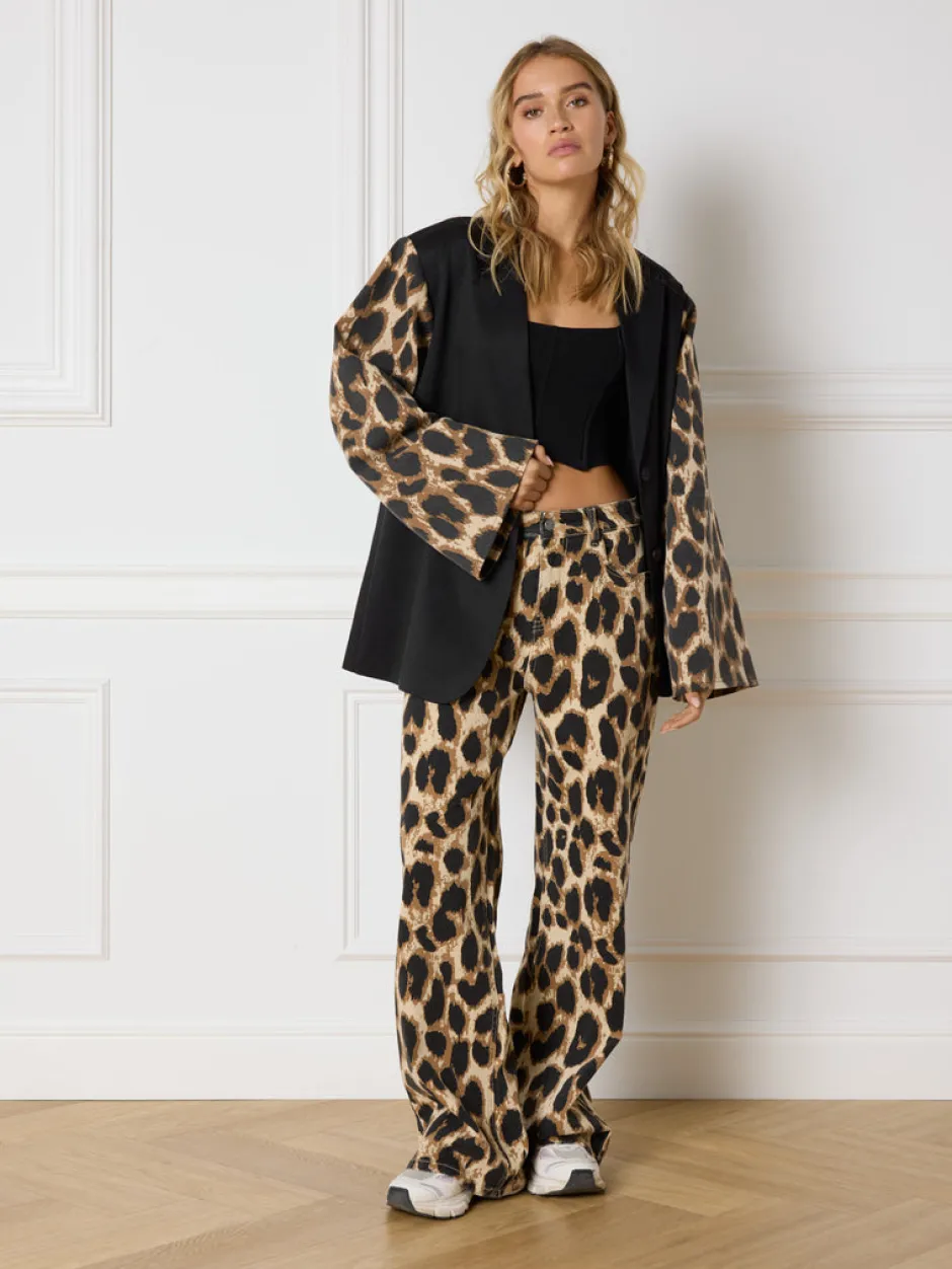 New Oversized blazer Suki | Leopard | DAMES Blazers & Gilets