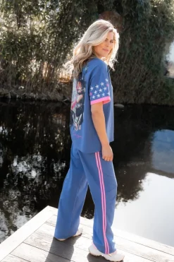 Clearance Oversized T-shirt Urban Stars | Multicolor | DAMES Co-ords|Snøpskes