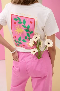 New Pants Indy extra lang | Pink | DAMES Broeken