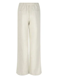 Best Pants Leona | Ecru | DAMES Co-ords|Broeken