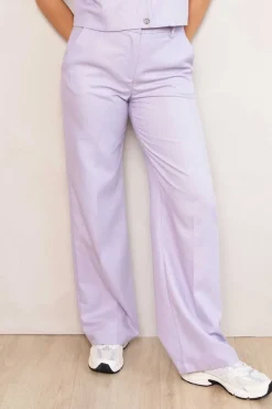 Online Pants Lolani | Lilac crocus | DAMES Co-ords|Broeken
