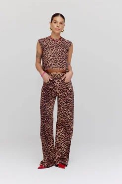 New Pants Mayra | Lexie leopard | Harper & Yve DAMES Broeken