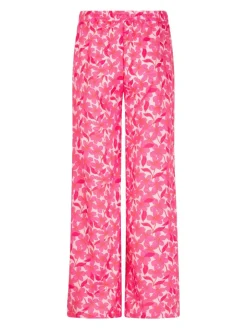 Best Pants Veerle | Pink flower | DAMES Co-ords|Broeken