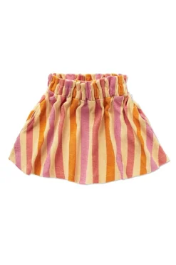 Clearance Paperbag skirt stripes | Nectarine | Sproet & Sprout DAMES Rokken|Rokken