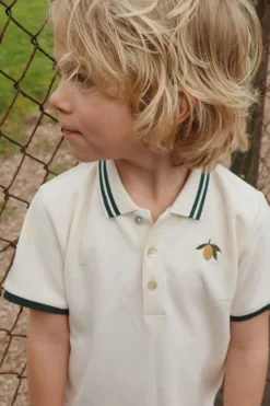 Discount Polo shirt Florian gots | Antique white | Shirts|Shirts