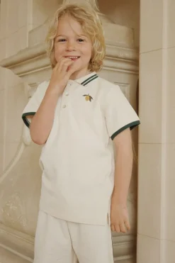 Discount Polo shirt Florian gots | Antique white | Shirts|Shirts