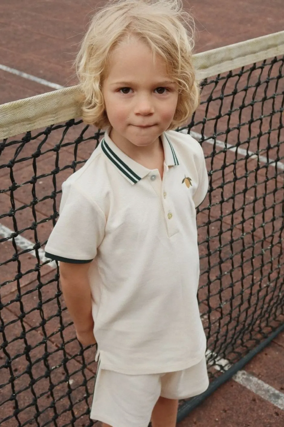 Discount Polo shirt Florian gots | Antique white | Shirts|Shirts