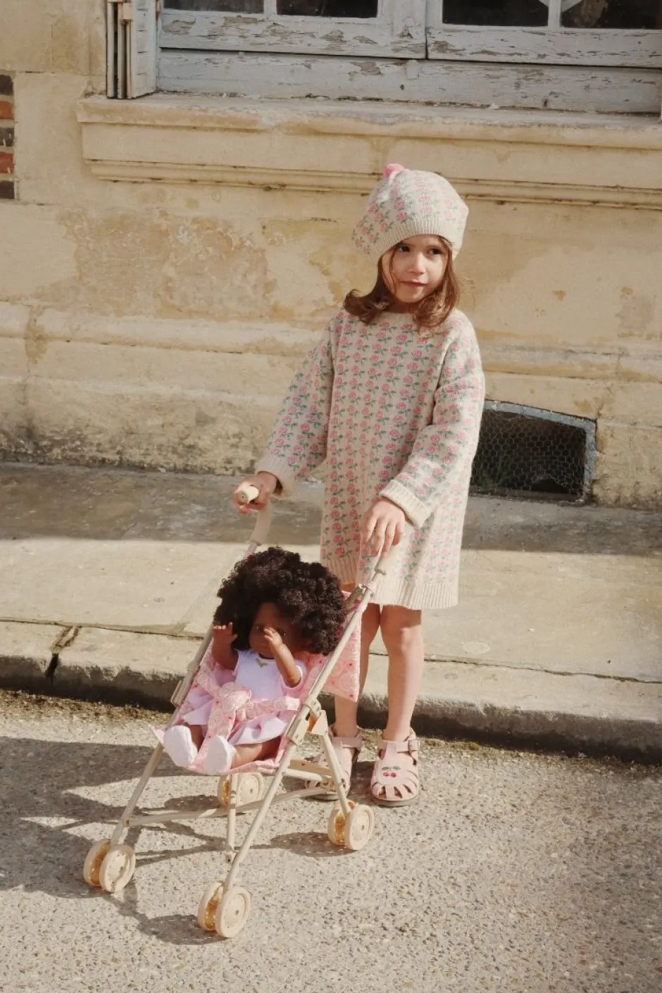 Outlet Poppenbuggy | Lacy pink | 3+ jaar | Poppen & Accessoires