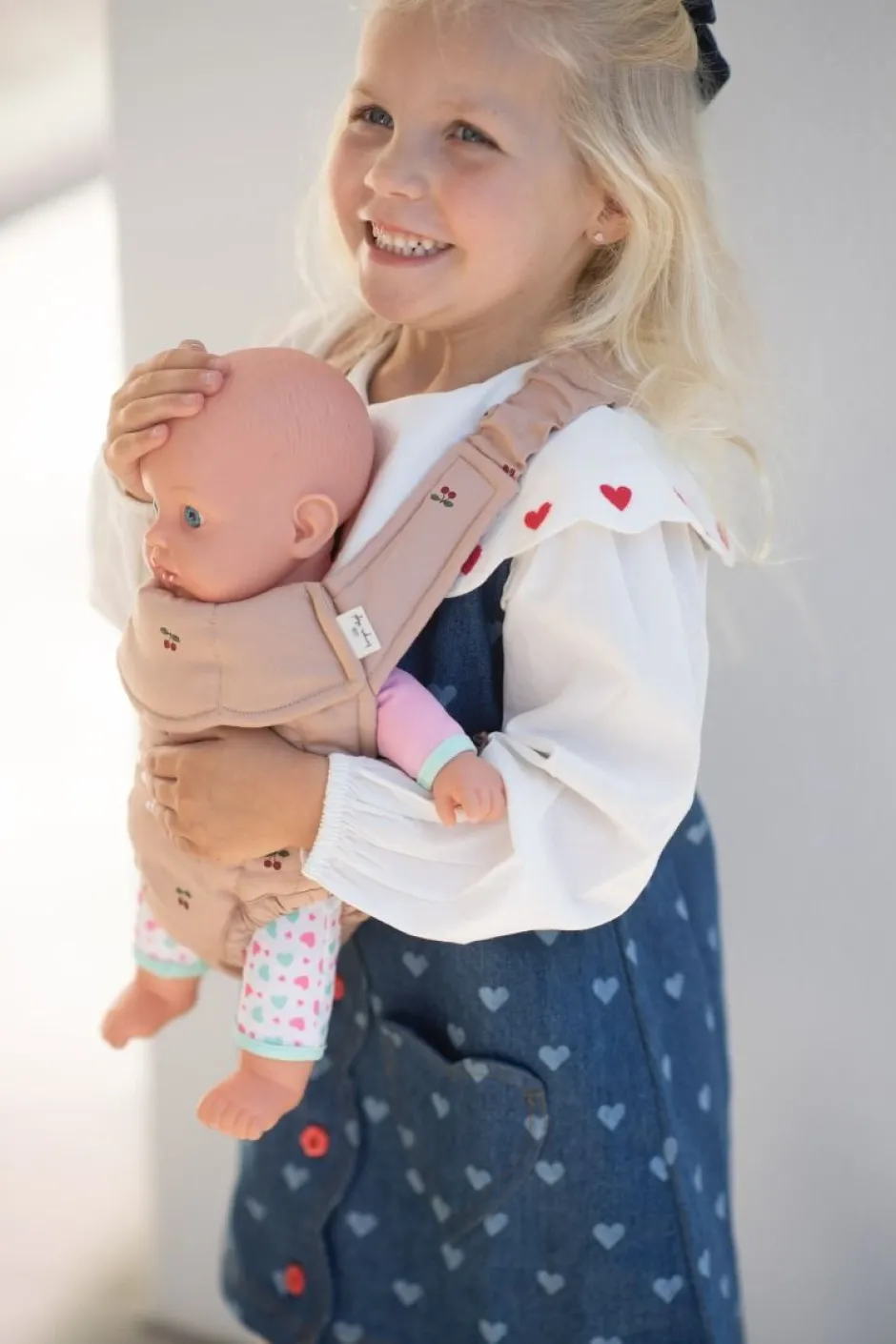 Outlet Poppendraagzak | Cherry blush | Educatief Speelgoed|Poppen & Accessoires