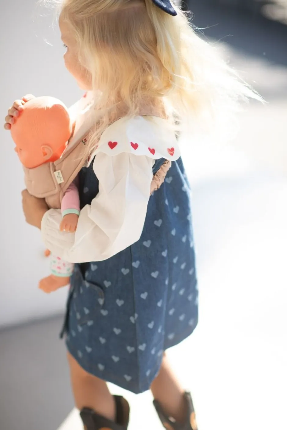 Outlet Poppendraagzak | Cherry blush | Educatief Speelgoed|Poppen & Accessoires