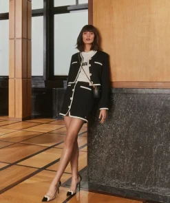 Clearance Pumps Michou | Black ecru | DAMES Hakken